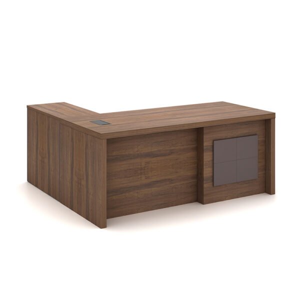 Brown/Oak Vertex Desk