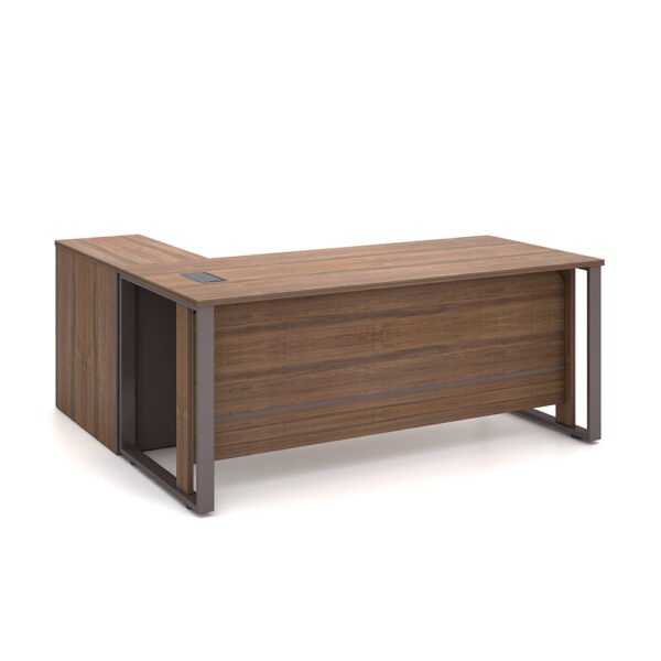 Brown/Oak Axis Desk