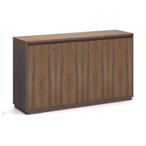 Brown/Oak Crest Cabinet