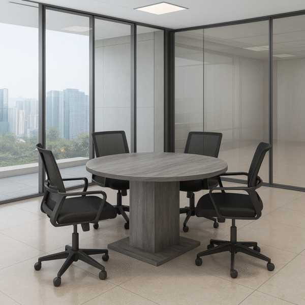 Teak Orbit Table